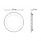 Светильник Gauss Slim круг 18W 1350lm 4000K 180-265V IP20 монтаж ?210 225*22 LED 1/20 939111218 - фото 40221
