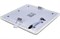 Светильник Gauss Bubbles кв12+4W, 1200lm 4000K 180-265V IP20 монт ?170 192*192*31мм 3 реж LED 1/20 BL325 - фото 40502