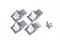 аксес. RC048Z SMB-PLC - PHILIPS ком-т клипс для монт. в гипсокартон RC091V / RC048 911401824580 - фото 40745
