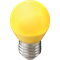 Светодиодная лампа Ecola globe LED color 5,0W G45 220V E27 Yellow шар Желтый матовая колба K7CY50ELB-1 - фото 40912