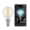 Лампа Gauss Filament Шар 5W 450lm 4100К Е14 LED 1/10/50 105801205 - фото 43403