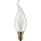 Свеча DECOR С35 FLAME CL 40W E14  (230V) FOTON_LIGHTING  (S107) -  лампа   на ветру прозрачная 605979 - фото 44911