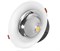 КОРПУС, стекло отдлельно DL-LED SM-D2008-20W 45гр. d=147мм  (врезное-130мм) h=80mm  +  стекло 2000000326962 - фото 47673