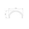 Экран ARH-WIDE-B-H20-2000 Round Clear-PM (Arlight, Пластик) 016624 - фото 59080