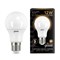 Лампа Gauss A60 12W 1150lm 3000K E27 LED 1/10/50 102502112 - фото 60642