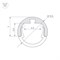Профиль ROUND-D10.5-2000 ANOD BLACK (Arlight, Алюминий) 033036 - фото 65164