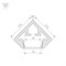 Профиль PDS45-KUB-2000 ANOD (arlight, Алюминий) 021646 - фото 65840
