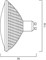 Лампа SYLVANIA  HI SPOT ESD 111 100W 230V 24° GZ10 с антибликом  - 0022227 - фото 6637