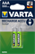 Аккумулятор VARTA Recharge Accu Solar LR03/HR03 ААА R2U 550mAh BL2 (блистер 2шт) 4008496808083 - фото 67042