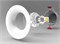 КОРПУС встраиваемого светильника DL-LED SM-D2008-35W 50гр. d=200мм (врезное-180мм) h=105mm   2000000326979 - фото 68368