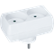 Разветвитель Navigator 94 671 NAD-L-2X-C-WH 2 гн. б/з 94671 - фото 71340