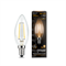 Лампа Gauss Filament Свеча 5W 420lm 2700К Е14 LED 1/10/50 103801105 - фото 72099