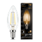 Лампа Gauss Filament Свеча 7W 550lm 2700К Е14 LED 1/10/50 103801107 - фото 75433