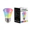 Лампа светодиодная,  (1W) 230V E27 RGB C45, LB-372 прозрачный плавная смена цвета 38134 - фото 79519