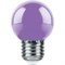 Лампа светодиодная, (1W) 230V E27 фиолетовый G45, LB-37 38125 - фото 80242
