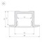 Профиль SL-SLIM-H13M-F25-3000 ANOD (Arlight, Алюминий) 036040 - фото 87323