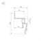 Профиль STRETCH-SHADOW-M-2000 WHITE (A2-CONTOUR-PRO) (Arlight, Алюминий) 042559(1) - фото 91299