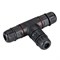 Коннектор тройной NEO-CON-T-2pin-BK (3-7mm, IP67) (Arlight, IP67 Пластик, 3 года) 024937 - фото 94541