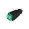 Коннектор Terminal-MONO-2pin-F (Jack 5.5) (Arlight, Пластик) 018058(1) - фото 98788
